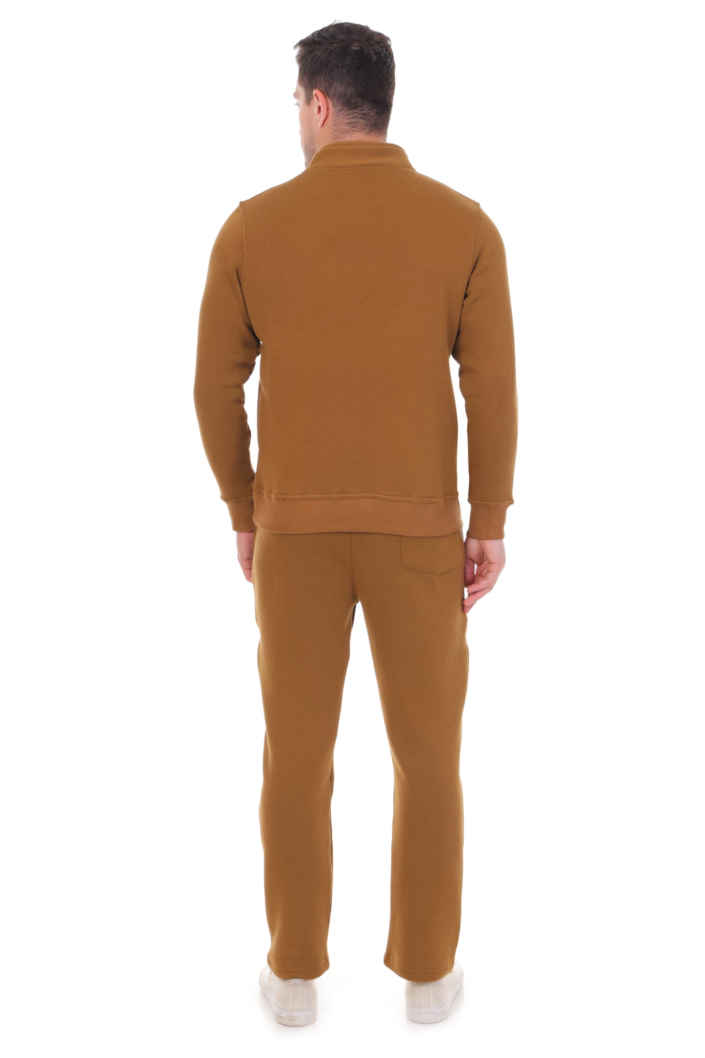 Unisex Co-Ord Set Hawaiian Tan Warm Half Zipper