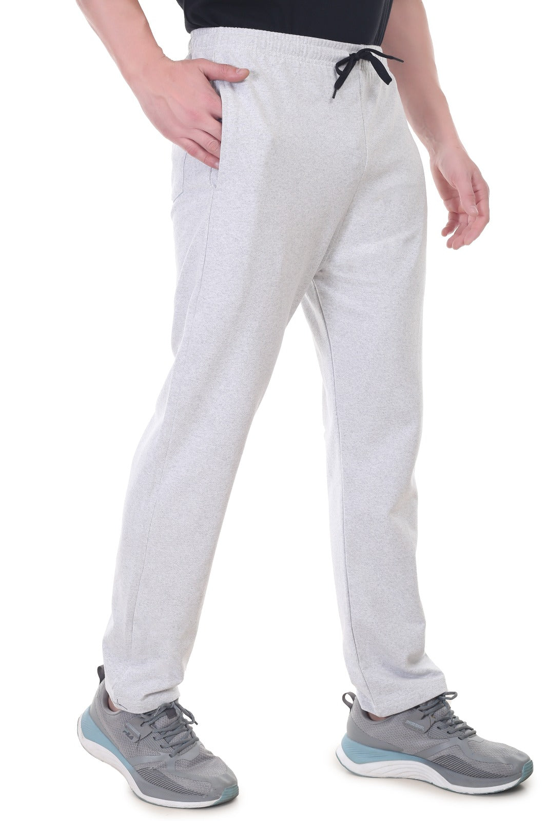 Men's Cotton Terry Lower Light Grey Comfort Fit