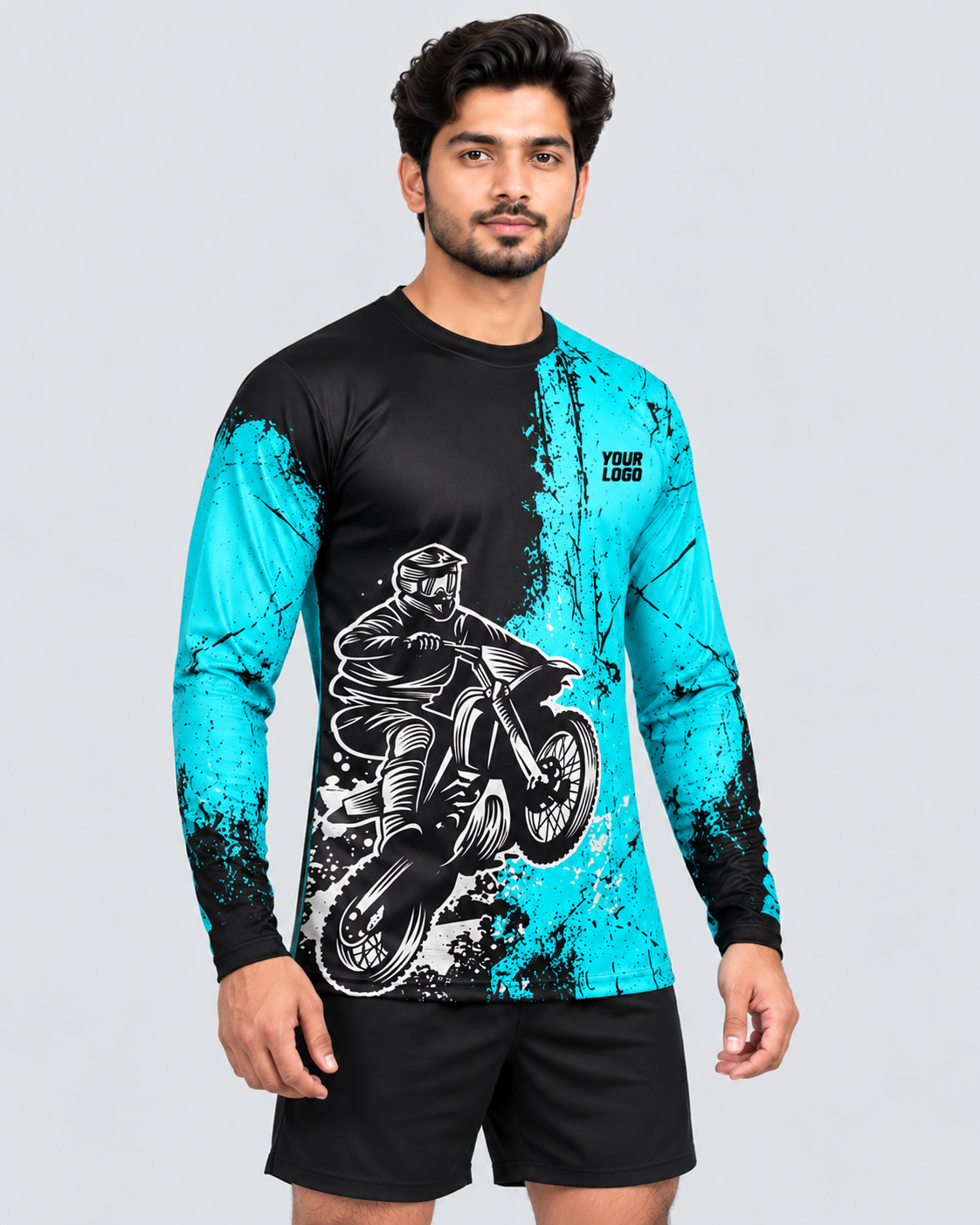 Cyan Dirt Surge three-quarter front-facing