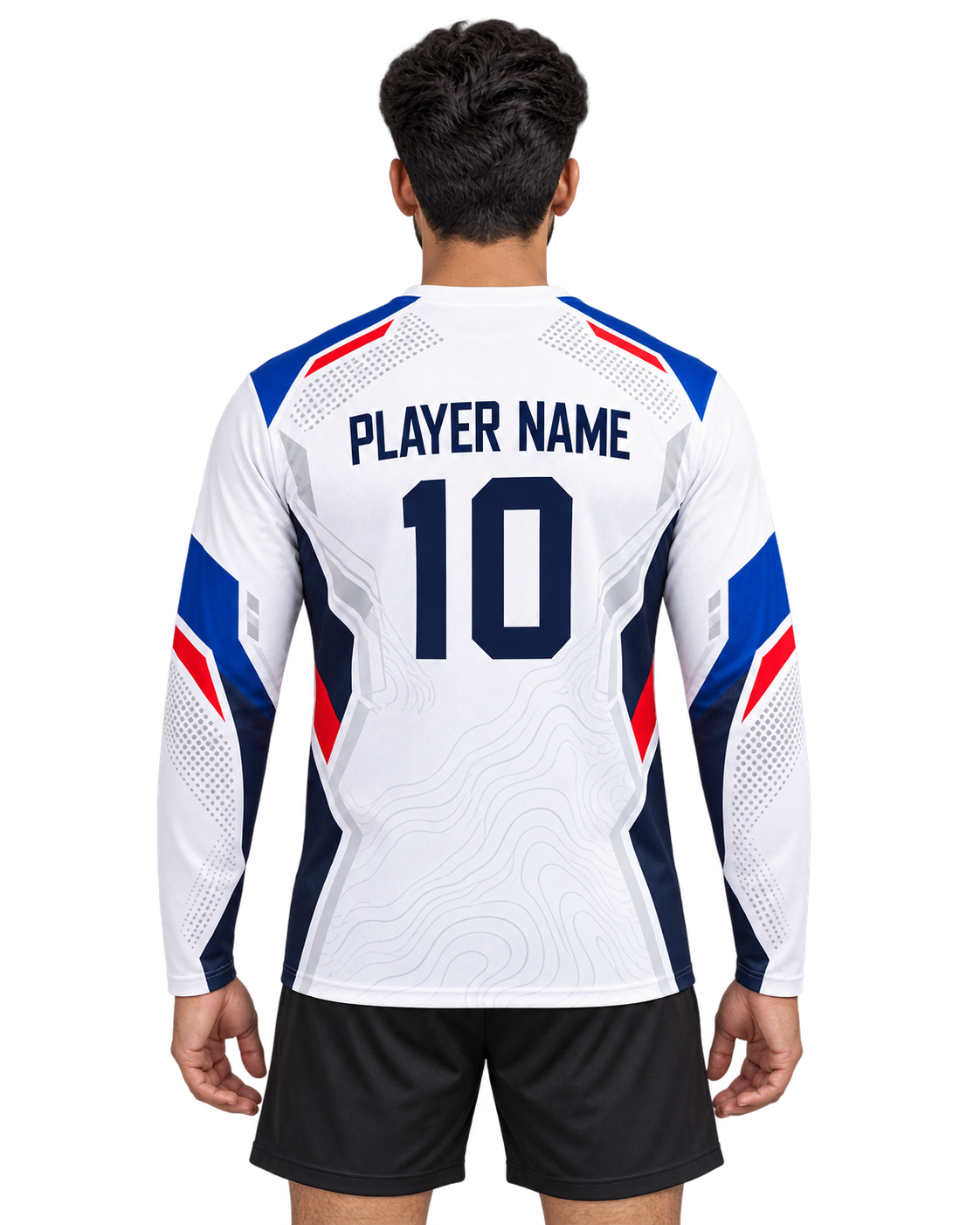 Alpine Vector jersey back with PLAYER NAME and number 10