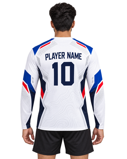 Alpine Vector jersey back with PLAYER NAME and number 10
