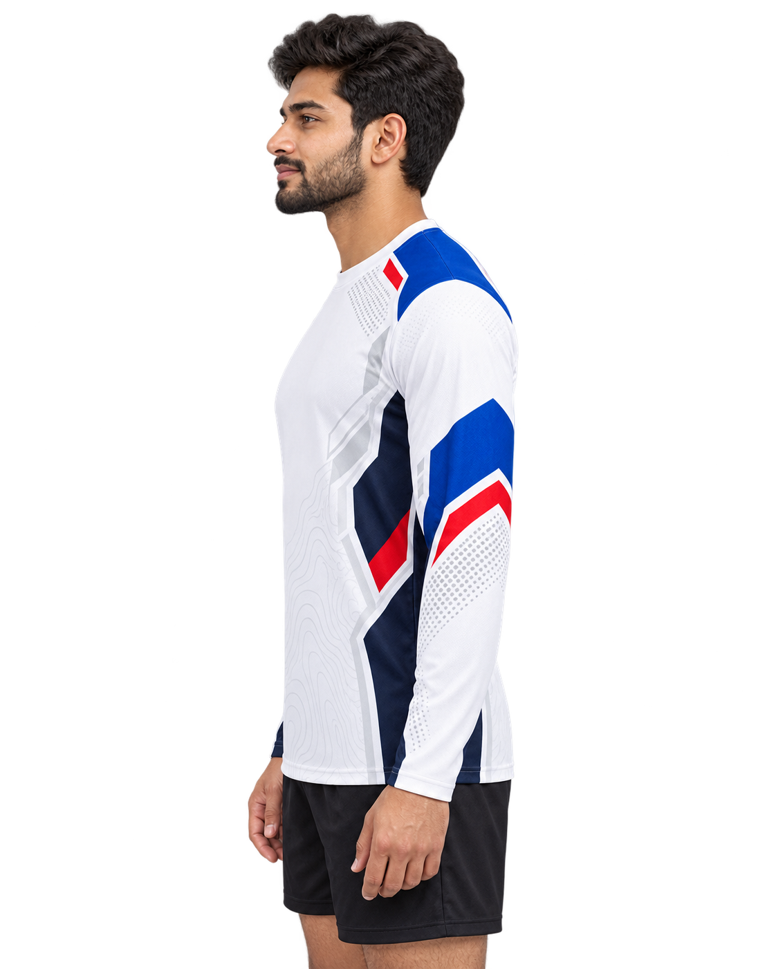 Alpine Vector long sleeve jersey left-facing profile