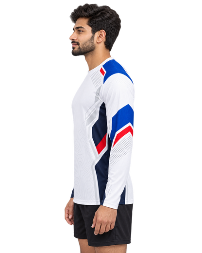 Alpine Vector long sleeve jersey left-facing profile