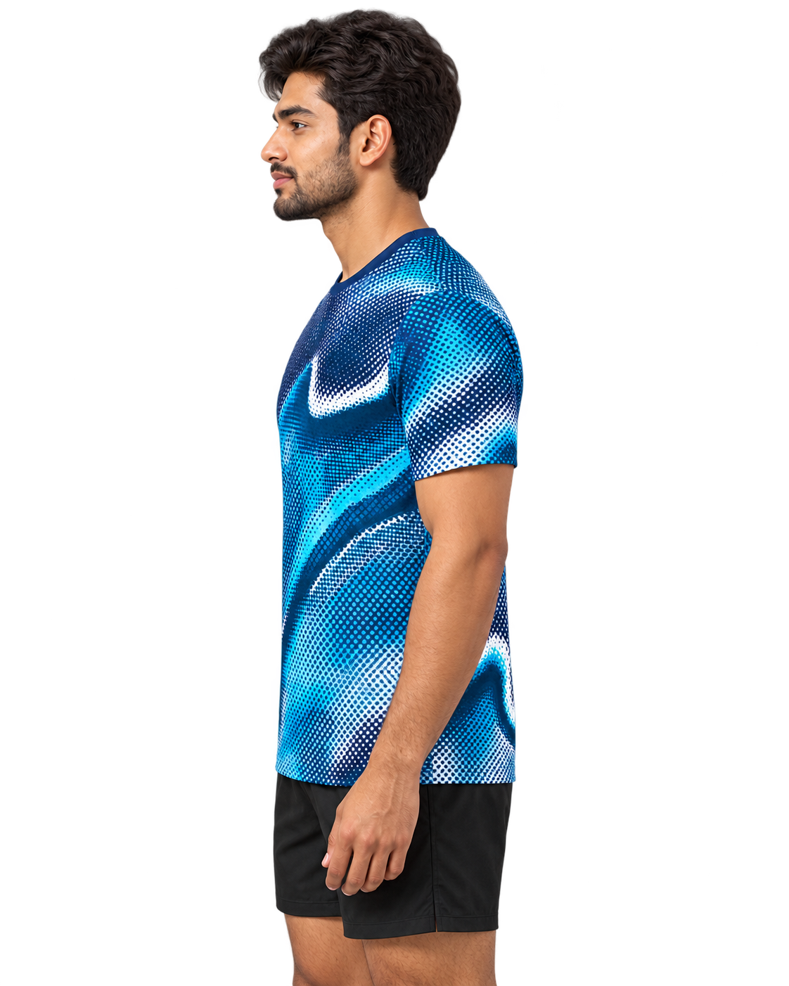 Aqua Halftone left view