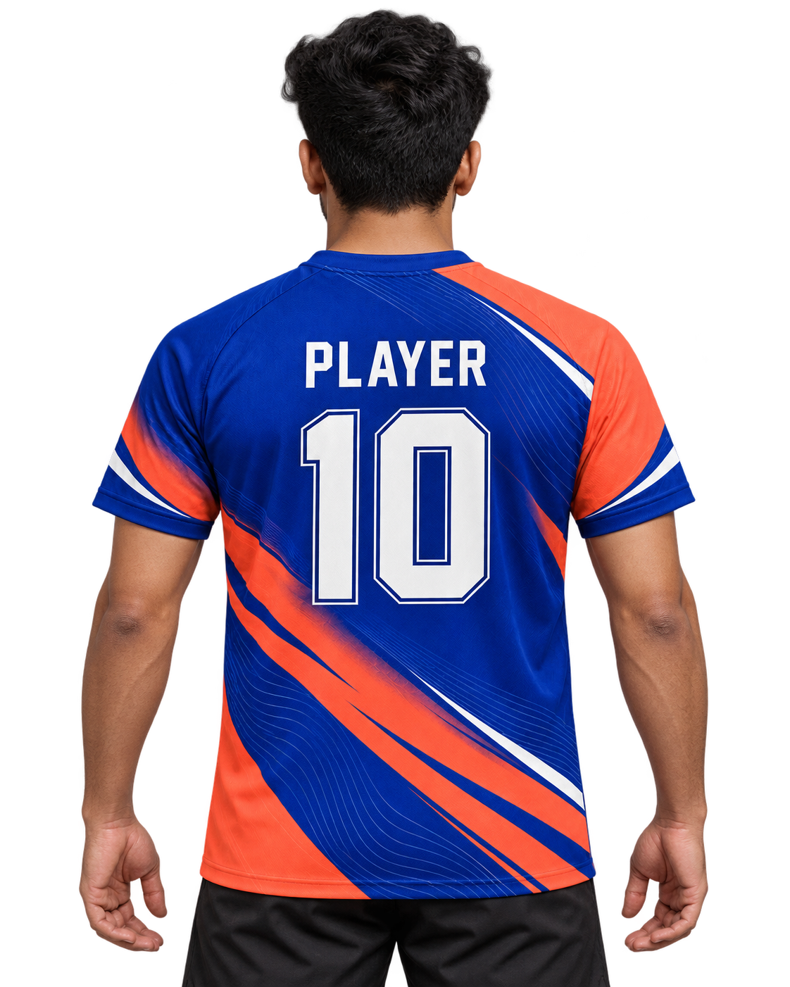 Aurora Shift jersey back view with PLAYER NAME and number 10