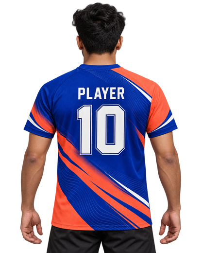Aurora Shift jersey back view with PLAYER NAME and number 10
