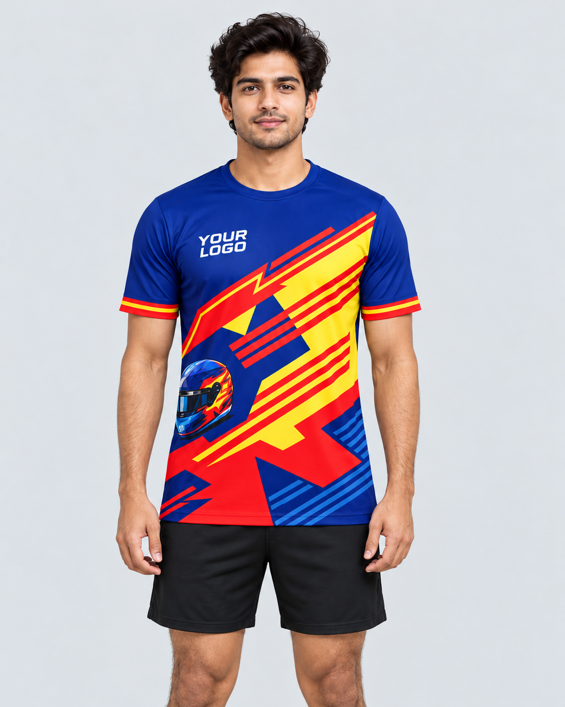 Cobalt Flash jersey front facing