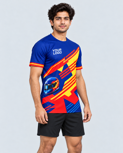 Cobalt Flash jersey three-quarter front