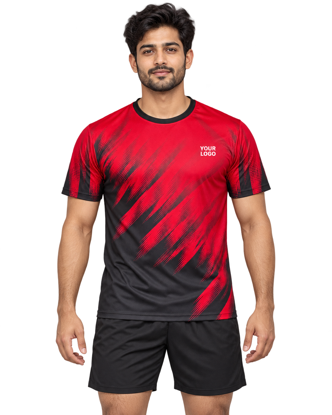 Crimson Shard custom sports jersey front view