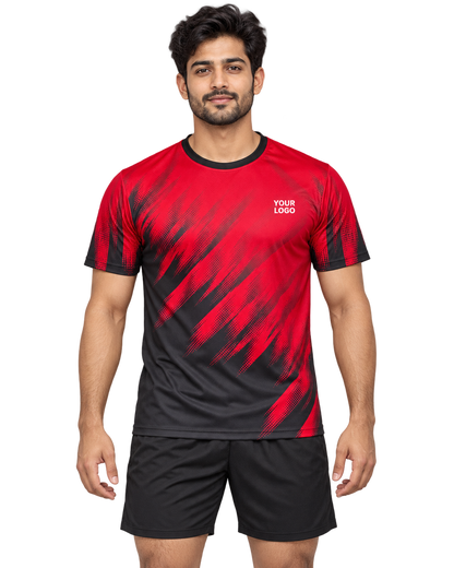 Crimson Shard custom sports jersey front view