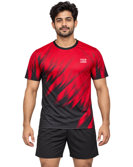 Crimson Shard custom sports jersey front view
