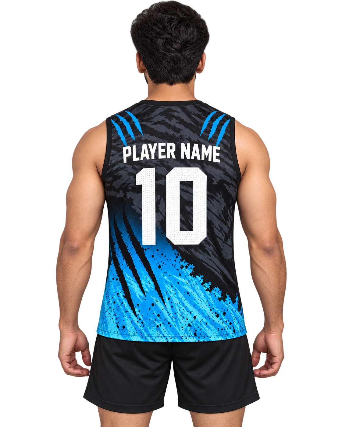 Cyan Claw back view
