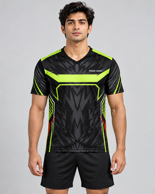 Lime Vector jersey view 1