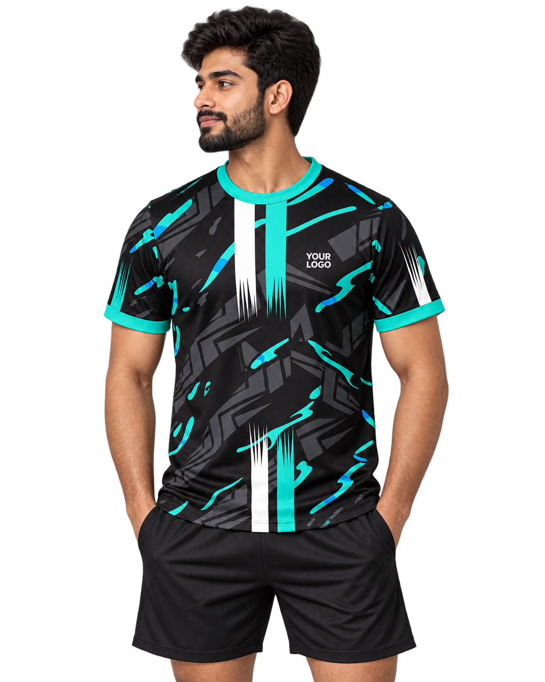 Mint Phantom jersey left view