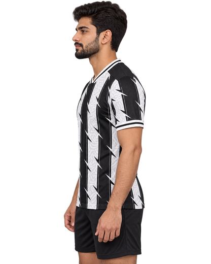 Monochrome Bolt V-neck jersey left-facing profile