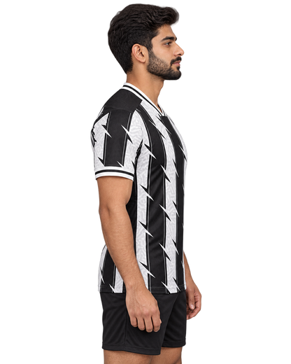 Monochrome Bolt V-neck jersey right-facing profile