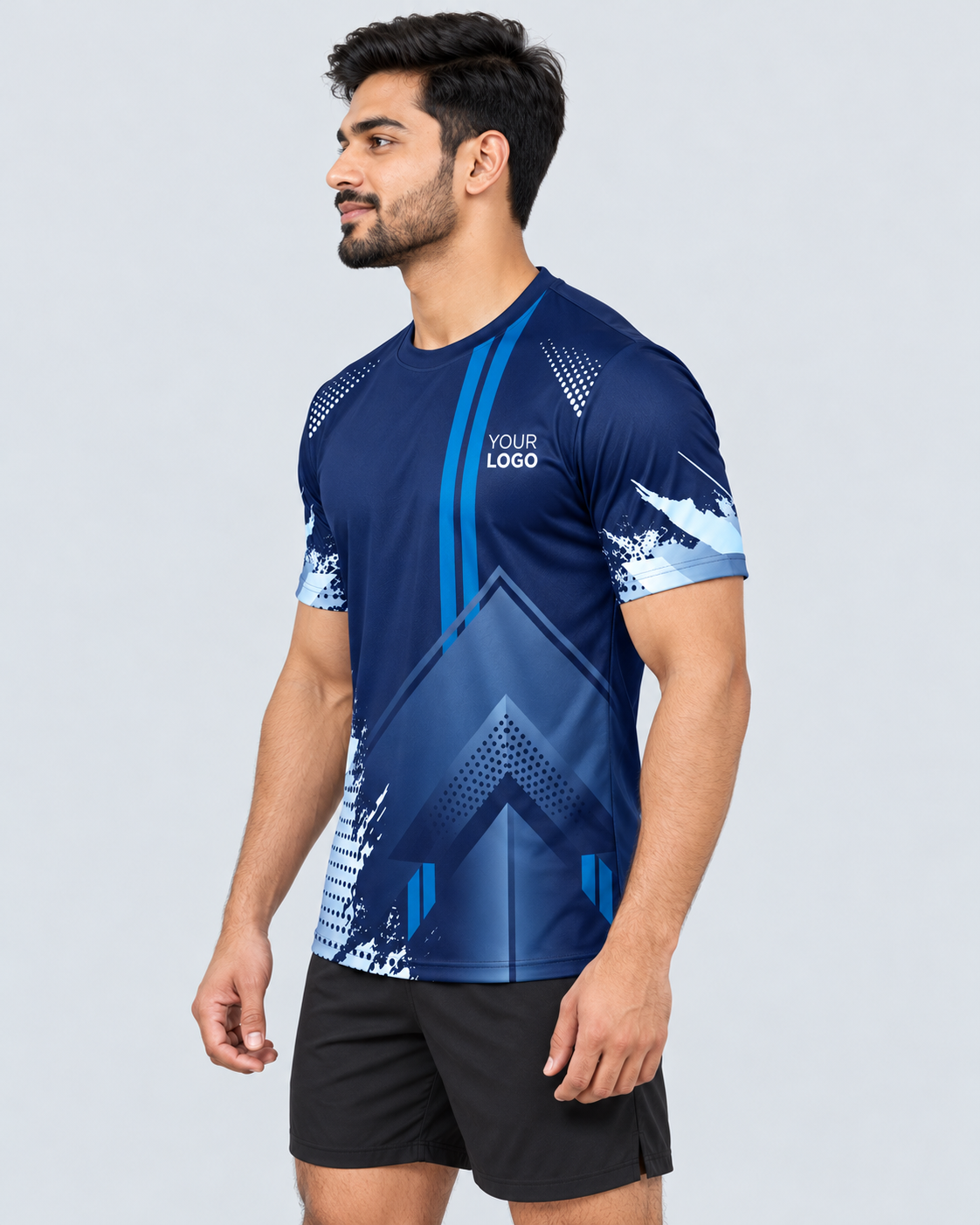 Navy Frost Slash left profile facing left