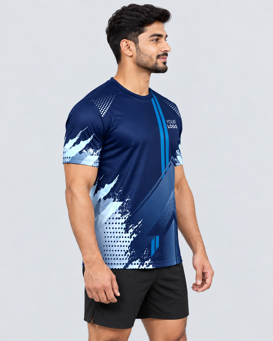 Navy Frost Slash right profile facing right