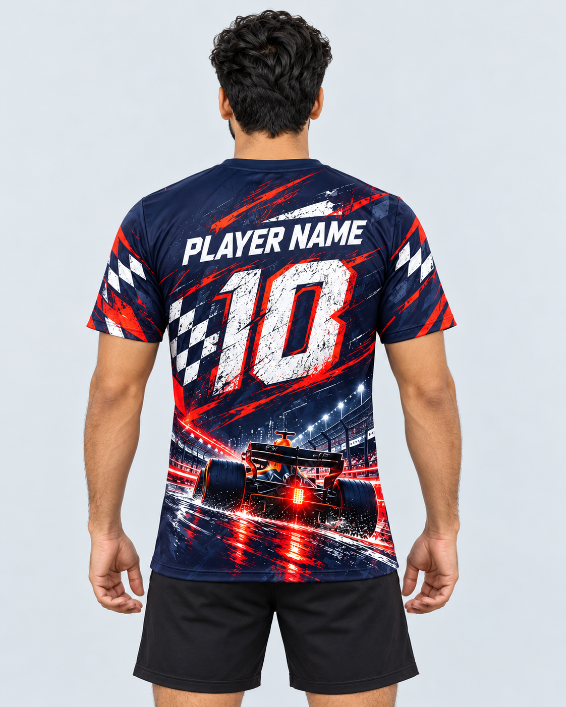Navy Night Racer back