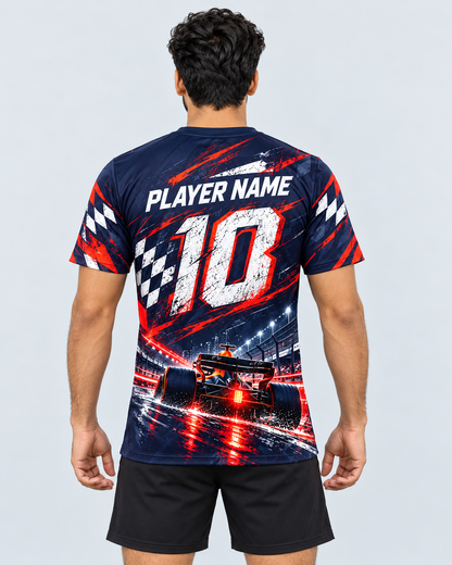 Navy Night Racer back