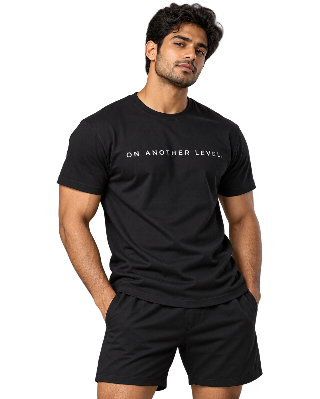 On Another Level cotton T-shirt black-angle