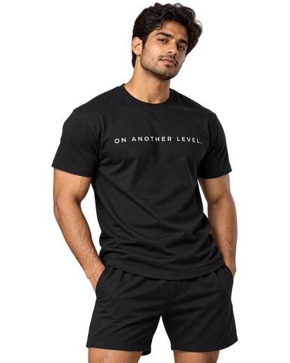 On Another Level cotton T-shirt black-angle
