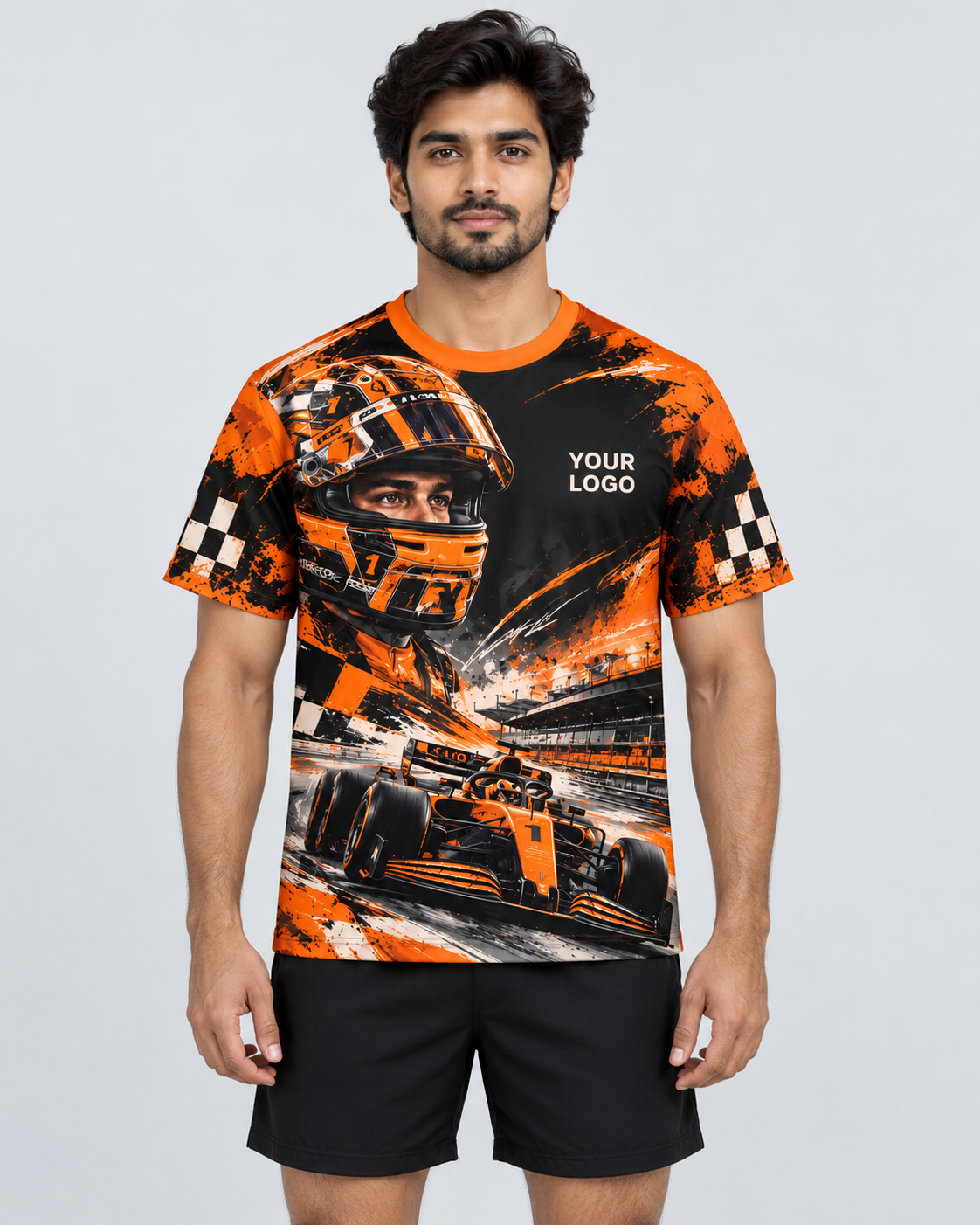 Orange Sunset Racer front