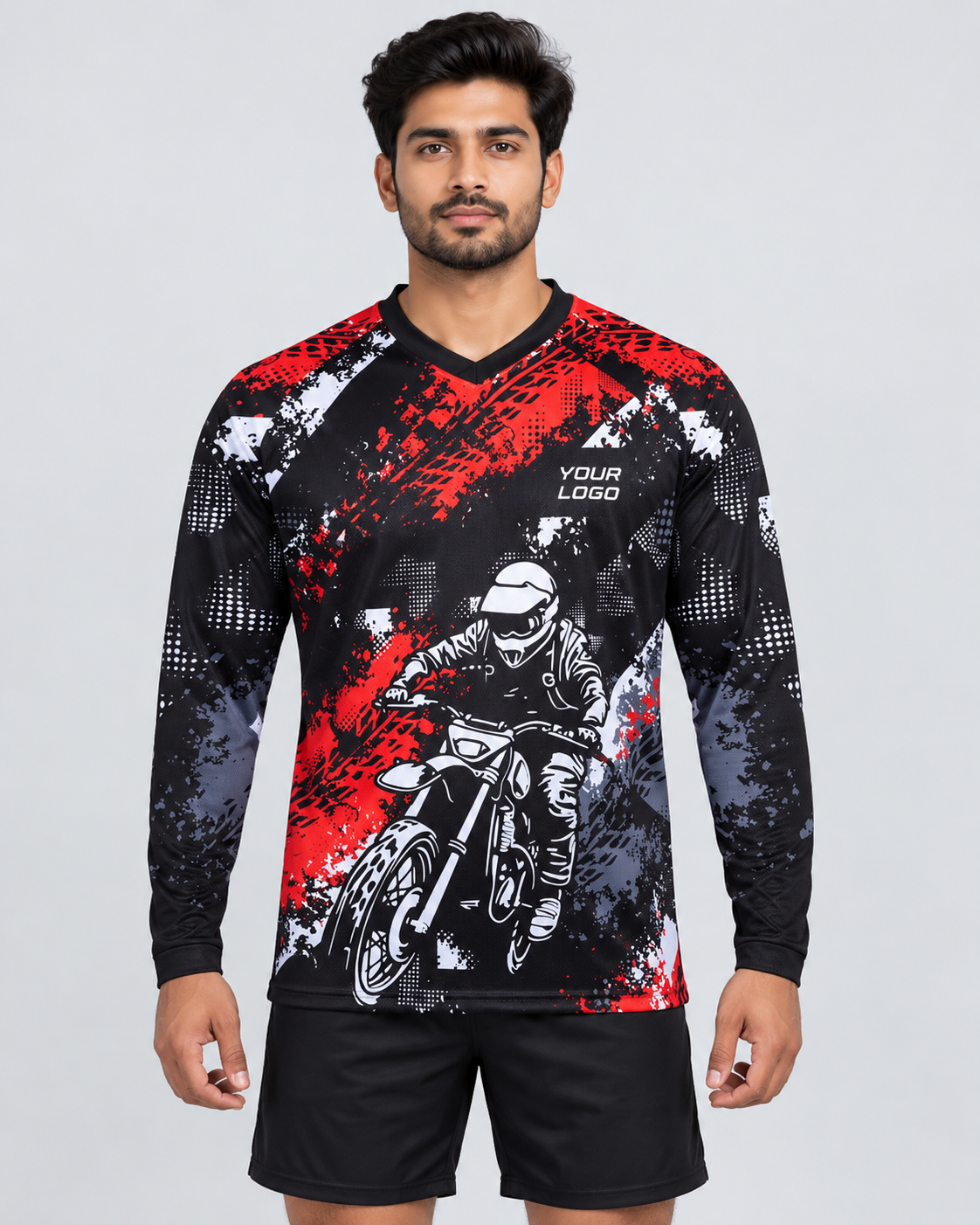 Scarlet Dirt Rider straight front-facing