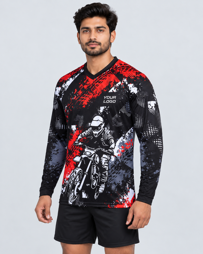 Scarlet Dirt Rider three-quarter front-facing