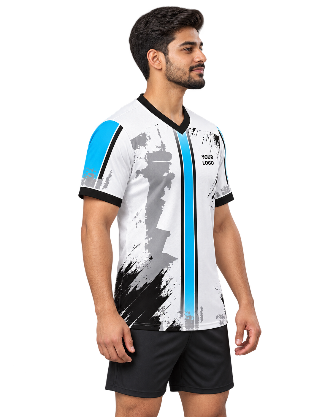 Sky Distress jersey right-facing view