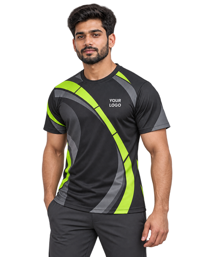 Blade Orbit Sports Jersey — single Indian model three-quarter