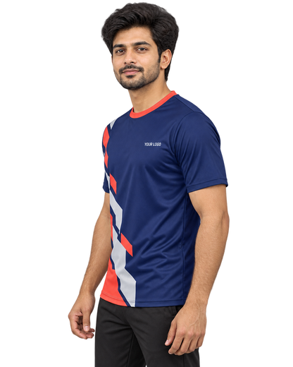 Prism Charge Custom Name & Number Jersey — single Indian male model right-side view