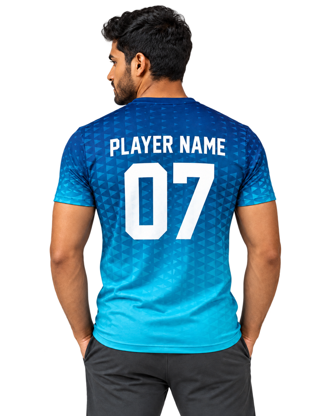 tidal jersey — transparent single model back personalization