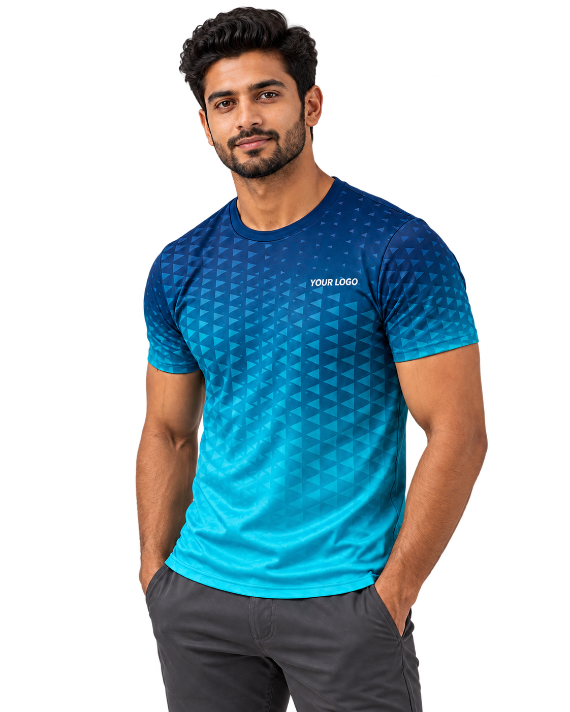 Tidal Prism jersey — transparent single model three-quarter