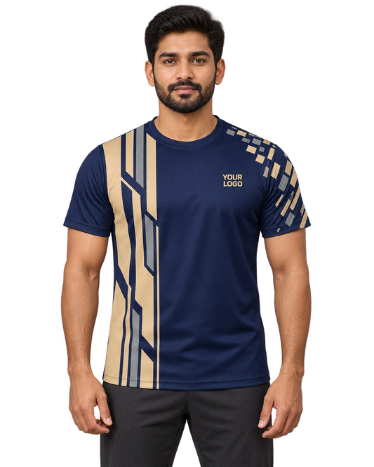 Velocity Grid Sports Jersey — original front design, single Indian model